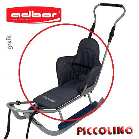 ADBOR PICCOLINO POPYCHACZ PROWADNIK SANEK REGULOWANY kolor: SREBRNY