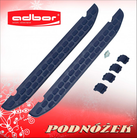 Podnóżki - zestaw 2 szt. do Sanek Adbor Piccolino i Lumo kolor: Granatowy