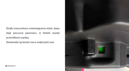 Baza Avionaut Isofix Dock 2.0 Black do fotelików Avionaut Cosmo , Pixel PRO 2.0 C, Cosmo 2.0