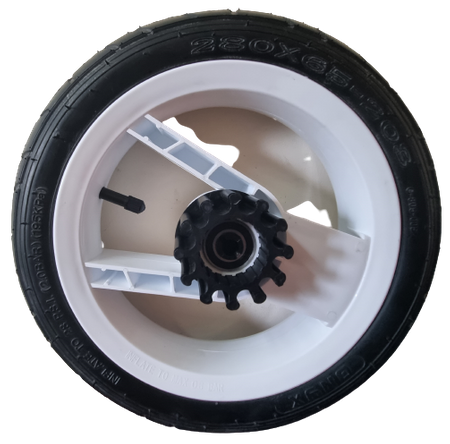 KOŁO TYLNE POMPOWANE BIAŁE - NEMO ADBOR