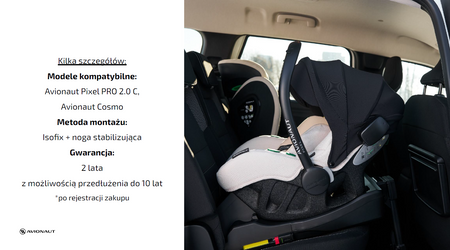BAZA ISOFIX do fotelików ADBOR KITE