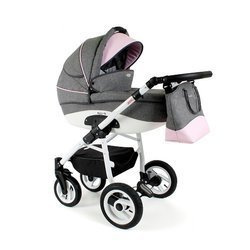 Wózek dziecięcy ADBOR NEMO 2w1 + Torba + Pokrowiec + Moskitiera (kolor: ST-16)
