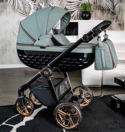 Wózek dziecięcy ADBOR OXV 3D RING 2w1 + Torba + Pokrowiec + Moskitiera (kolor: ECO-03)
