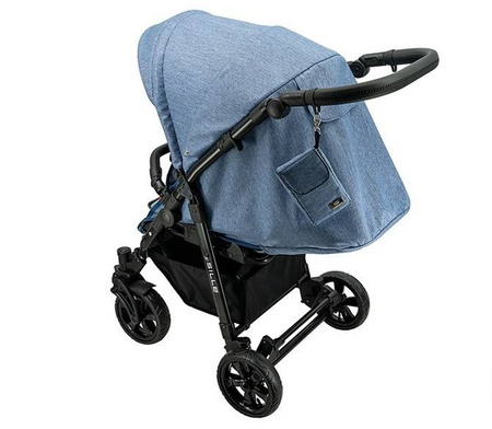 Wózek spacerowy ADBOR SILLE 2022 !!!NOWOŚĆ!!! + Saszetka + Pokrowiec przeciwdeszczowy (kolor: S-3)