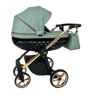 Wózek dziecięcy ADBOR OXV 3D PREMIUM 3w1 + Torba + Pokrowiec + Moskitiera + Fotelik CAPRI (kolor: ECO-02)