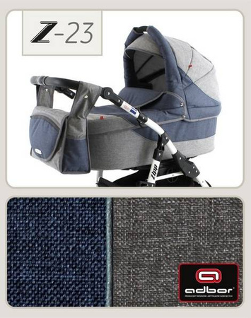 Wózek dziecięcy ZIPP 2w1 + Torba + Pokrowiec + Moskitiera (kolor:Z-23)