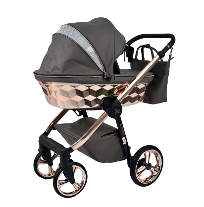 Wózek dziecięcy ADBOR OXV-3D 3w1 + Torba + Pokrowiec + Moskitiera + Uchwyt na butelkę + Fotelik Samochodowy (kolor: OXV-3D-01)