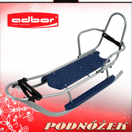 Podnóżki - zestaw 2 szt. do Sanek Adbor Piccolino i Lumo kolor: Granatowy