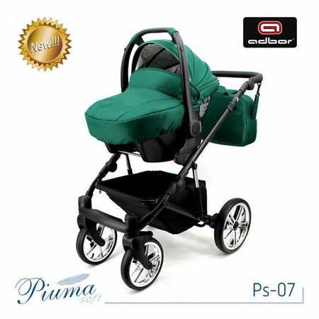 Wózek dziecięcy PIUMA 3w1 ULTRALEKKI + Torba + Pokrowiec + Moskitiera + Uchwyt na butelkę + Fotelik kolor: Ps-03