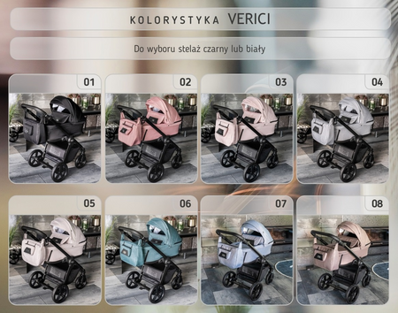 Wózek dziecięcy ADBOR OXV-3D 2w1 + Torba + Pokrowiec + Moskitiera + Uchwyt na butelkę (kolor: OXV-3D-08)