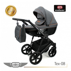 Wózek dziecięcy ADBOR TEXAS 2w1 + Torba + Pokrowiec + Moskitiera + Uchwyt na butelkę (kolor: Tex-08)