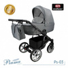 Wózek dziecięcy PIUMA 3w1 ULTRALEKKI + Torba + Pokrowiec + Moskitiera + Uchwyt na butelkę + Fotelik  kolor: Ps-03