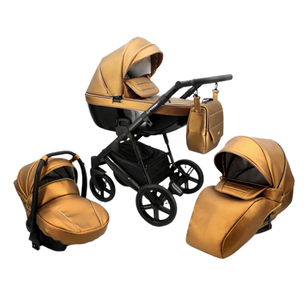 Wózek dziecięcy ADBOR TEXAS 3w1 + Torba + Pokrowiec + Moskitiera + Uchwyt na butelkę + Fotelik Samochodowy (kolor: Tex-04)