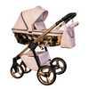 Wózek dziecięcy ADBOR LORETTO LUX STARS 3w1 + Torba + Pokrowiec + Moskitiera + Fotelik CAPRI (kolor: 20 - GONDOLA LUSTRZANA MIEDŹ)