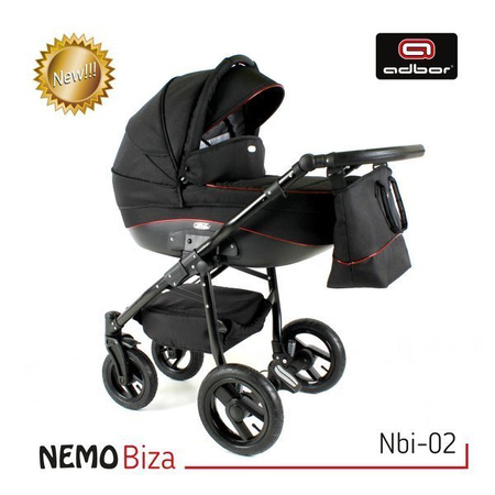 Wózek dziecięcy ADBOR NEMO 2w1 + Torba + Pokrowiec + Moskitiera (kolor: ST-16)
