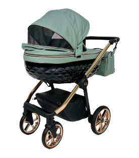 Wózek dziecięcy ADBOR OXV 3D PREMIUM 2w1 + Torba + Pokrowiec + Moskitiera (kolor: ECO-05)